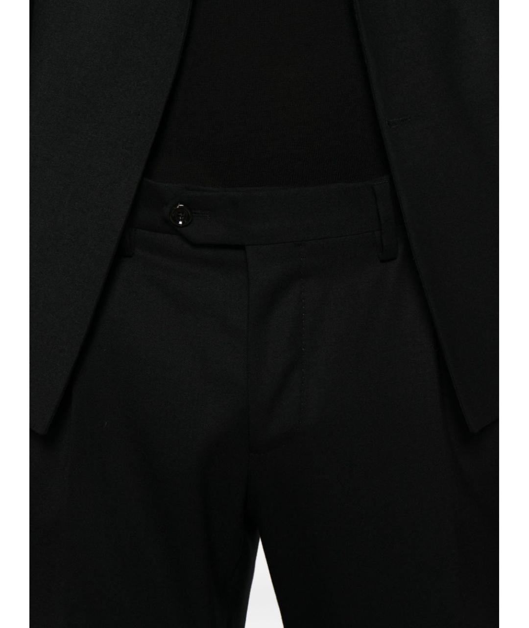 LARDINI Черный классический костюм, фото 2