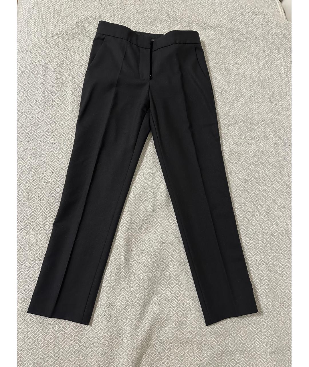 LOUIS VUITTON Черные шерстяные брюки узкие, фото 9