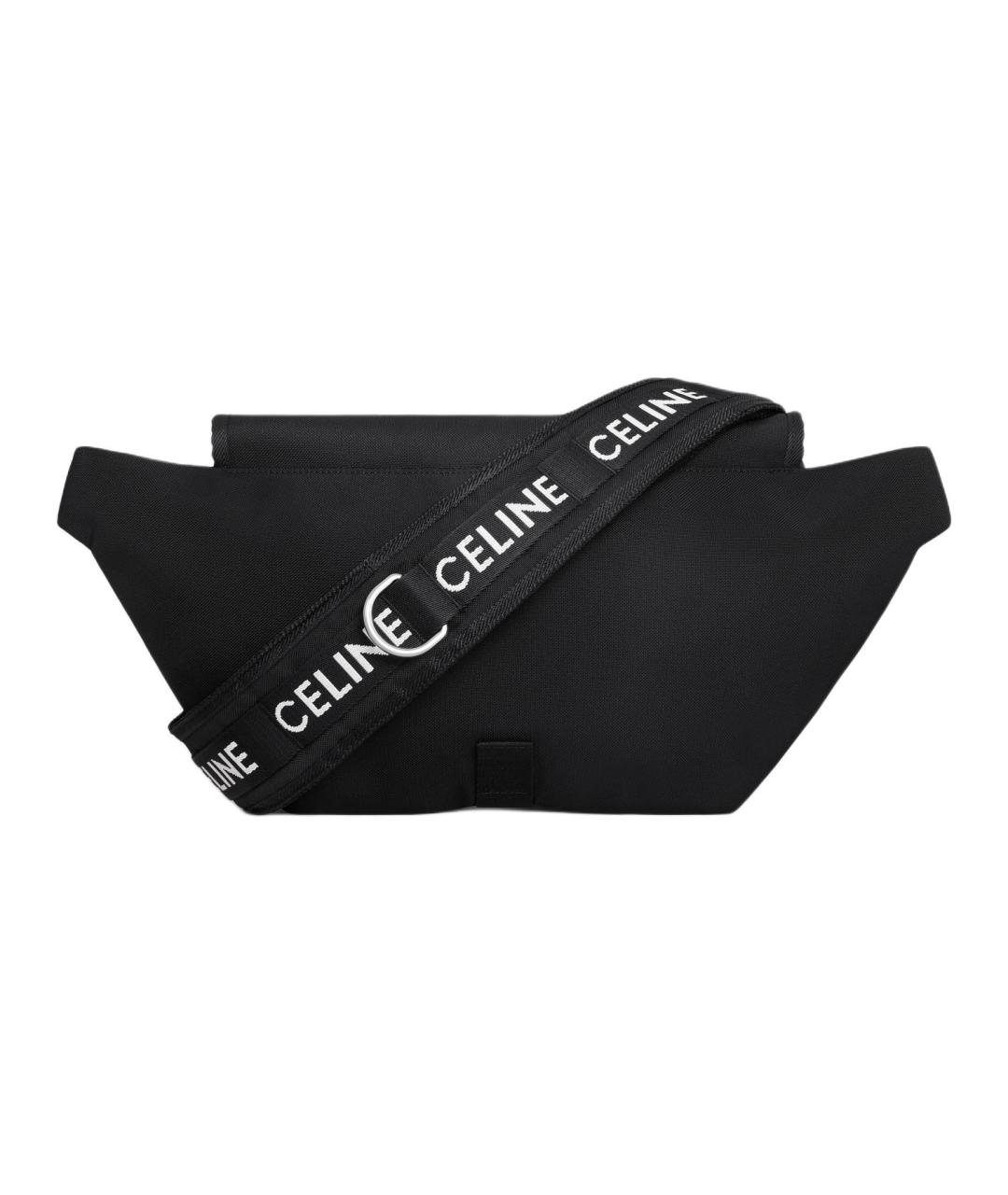 CELINE Черная поясная сумка, фото 3