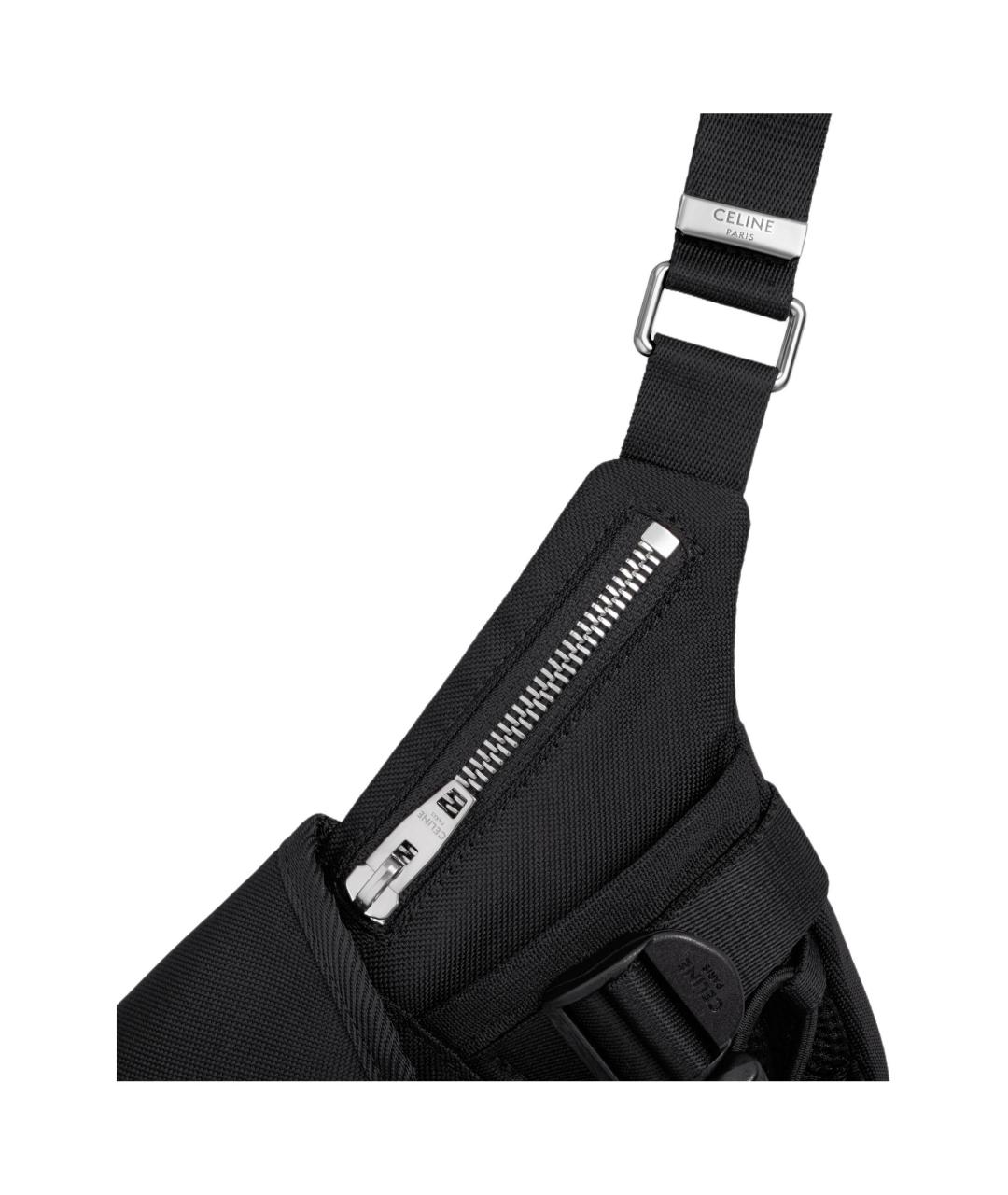 CELINE Черная поясная сумка, фото 4