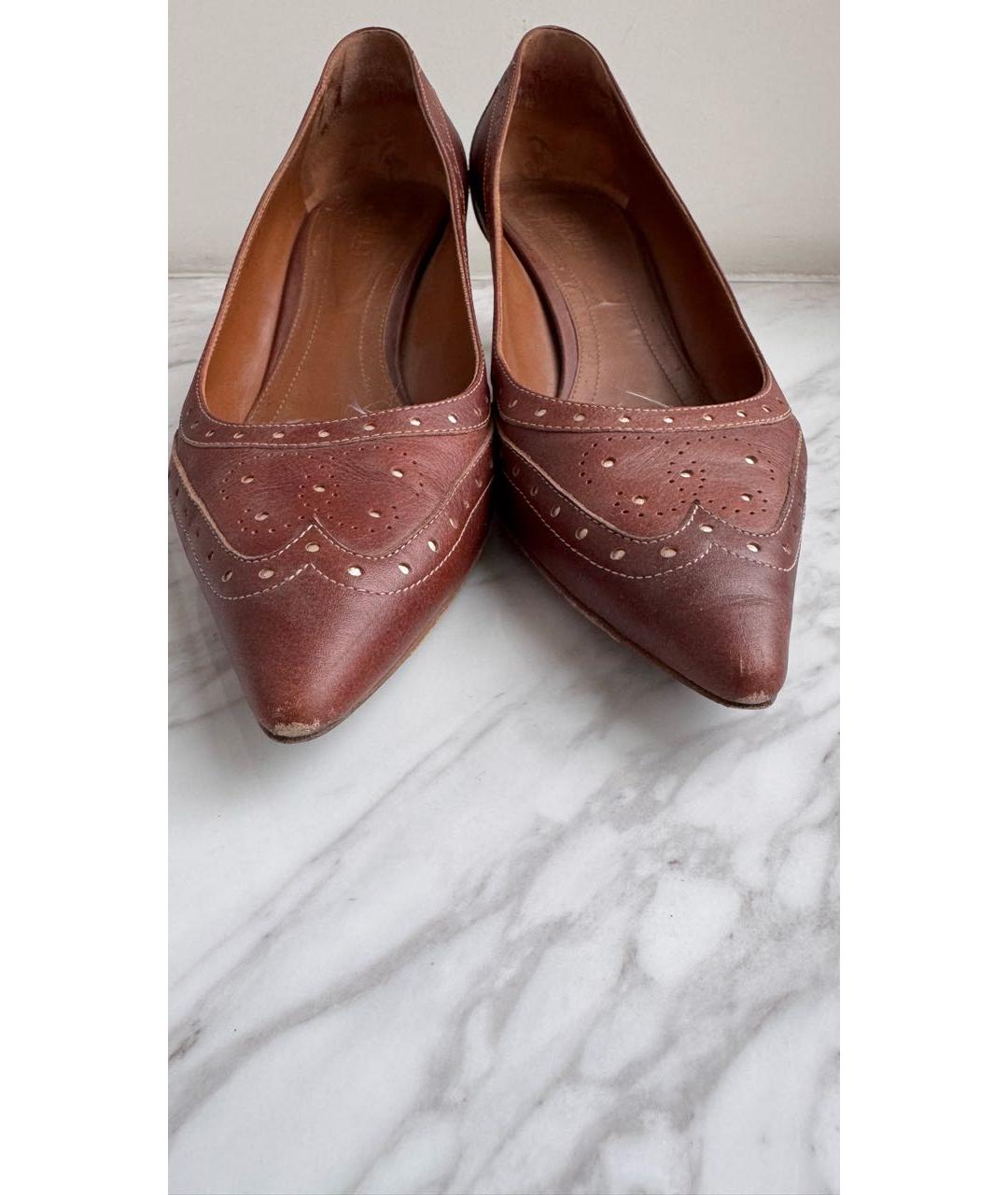 BALLY Коричневые кожаные туфли, фото 7