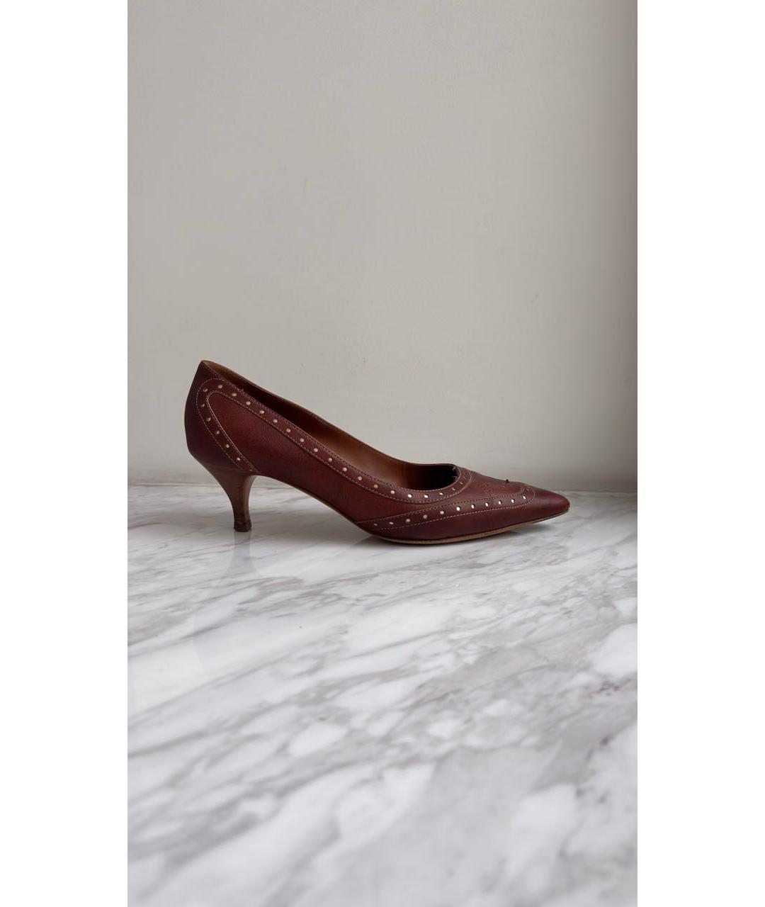 BALLY Коричневые кожаные туфли, фото 8