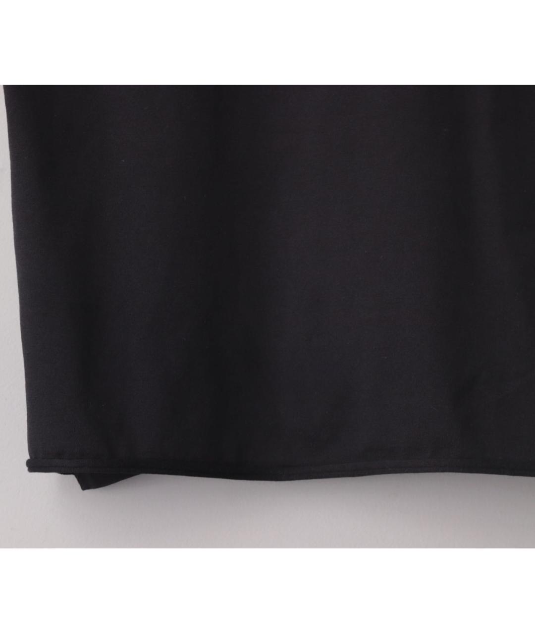 SAINT LAURENT Черная хлопковая футболка, фото 7
