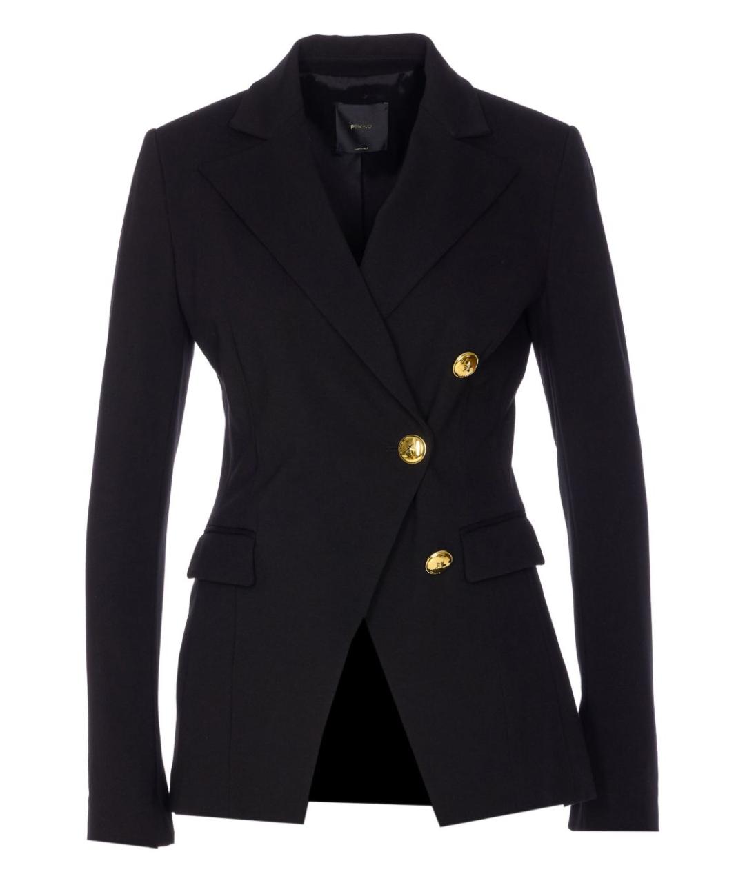 PINKO Черный вискозный жакет/пиджак, фото 1