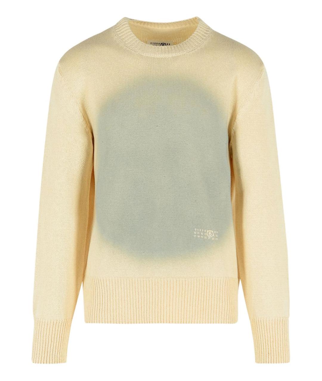 MM6 MAISON MARGIELA Белый хлопковый джемпер / свитер, фото 1