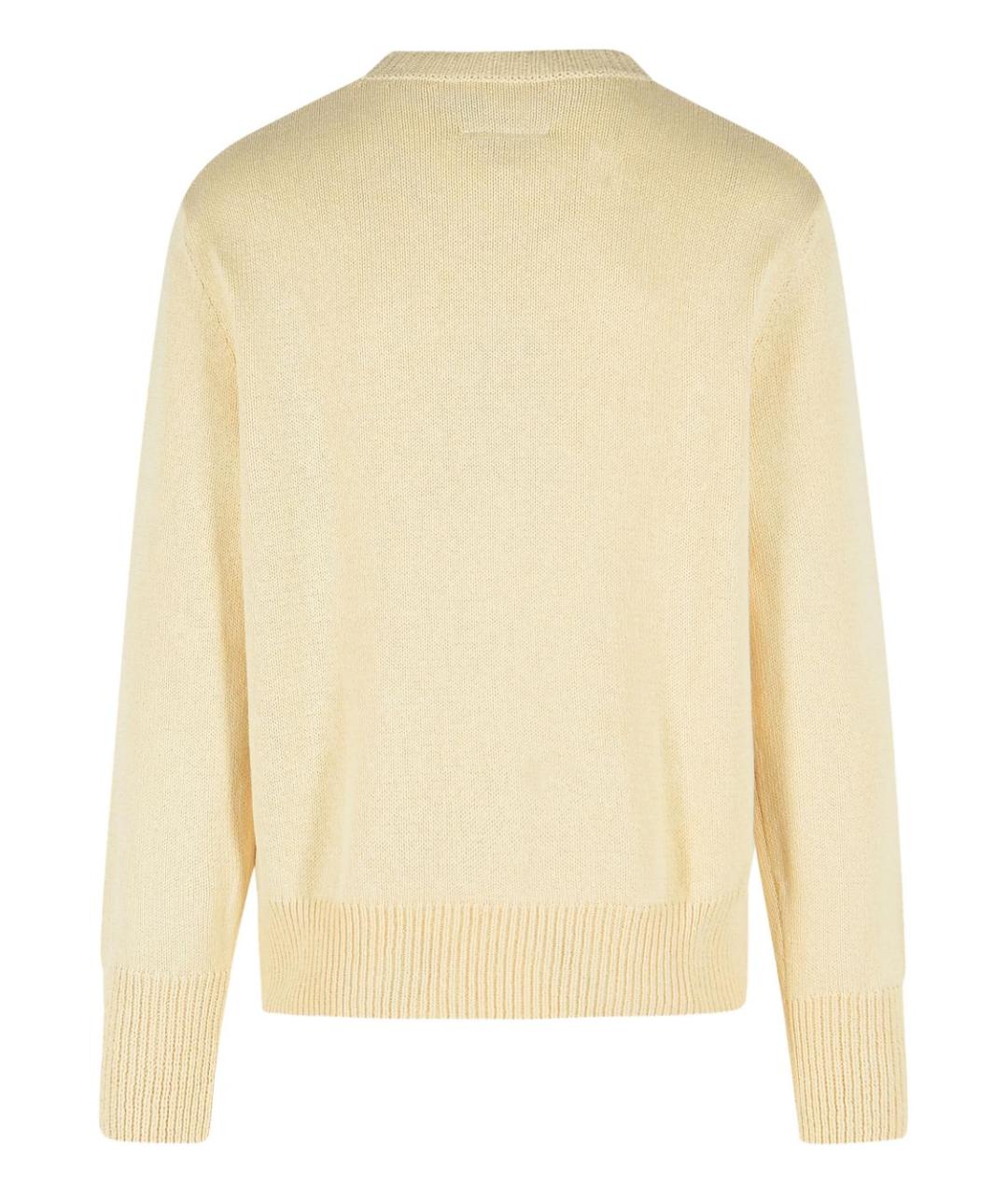 MM6 MAISON MARGIELA Белый хлопковый джемпер / свитер, фото 3