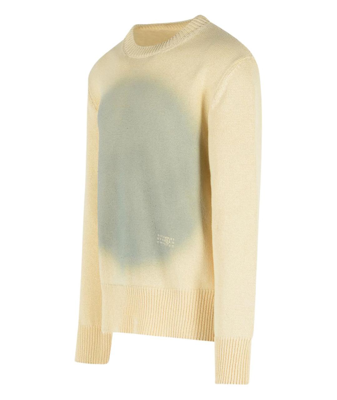 MM6 MAISON MARGIELA Белый хлопковый джемпер / свитер, фото 2