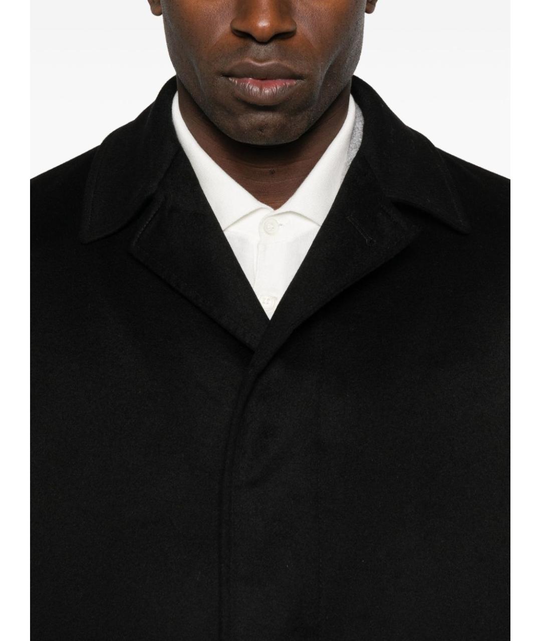 LARDINI Черное кашемировое пальто, фото 3