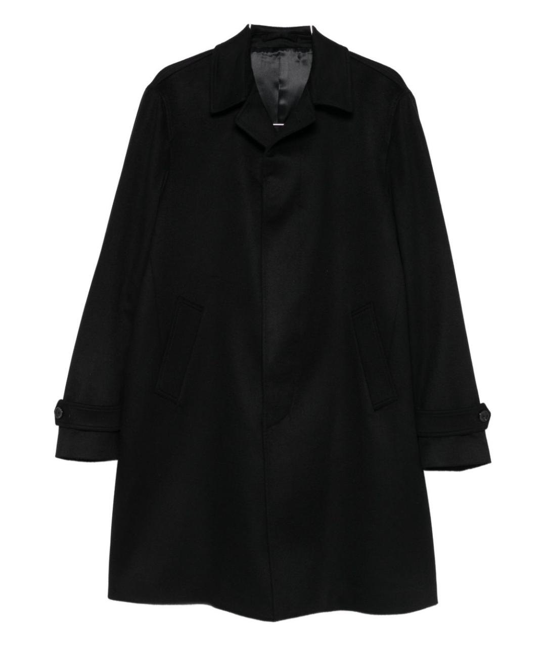 LARDINI Черное кашемировое пальто, фото 1