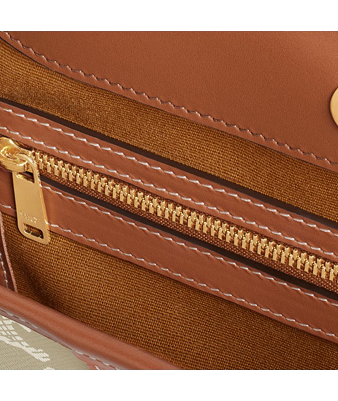 CELINE Бежевая сумка через плечо, фото 5