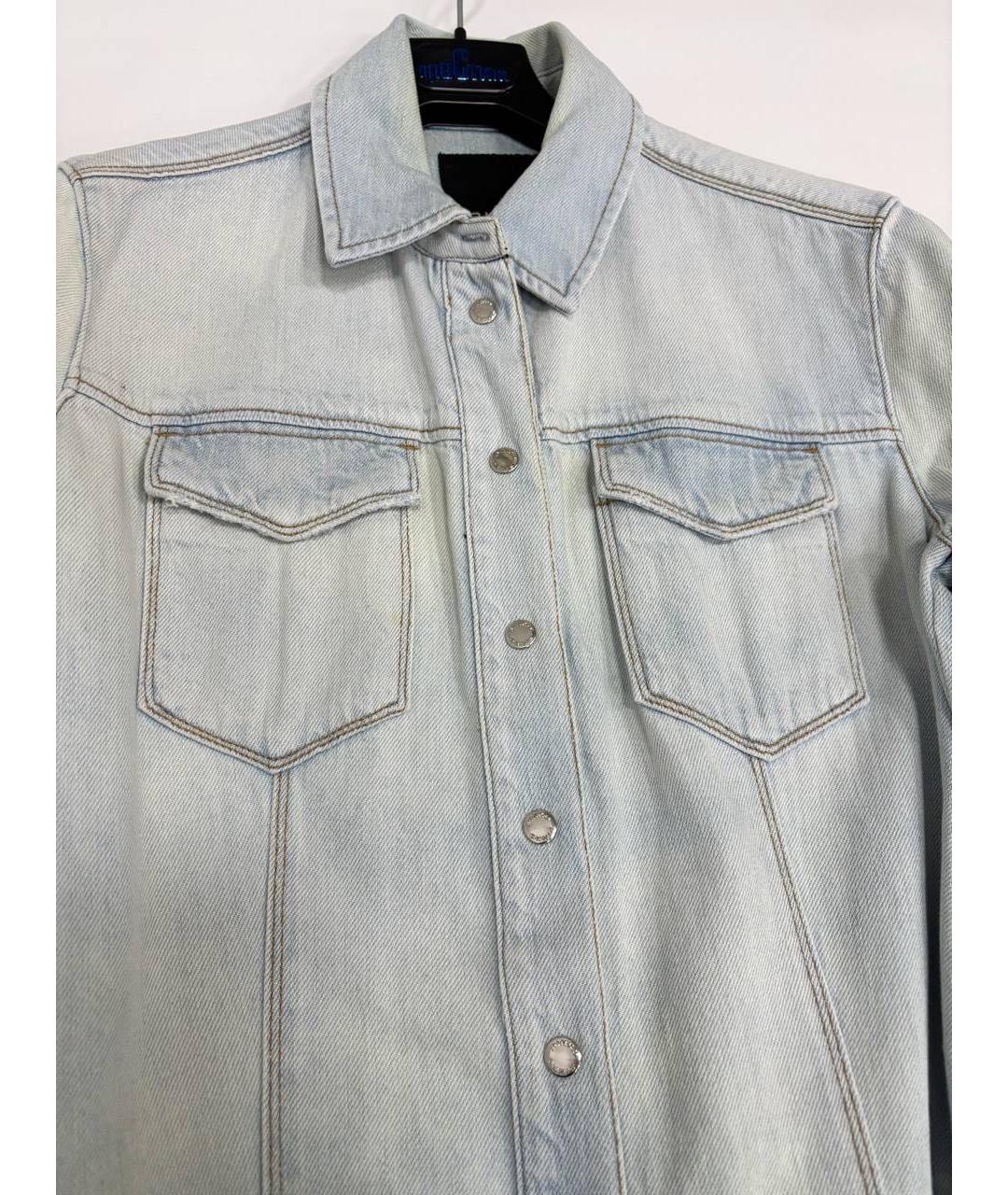 PINKO Голубой деним комбинезон, фото 6