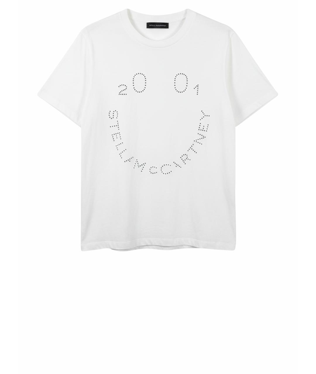 STELLA MCCARTNEY Белая хлопковая футболка, фото 1