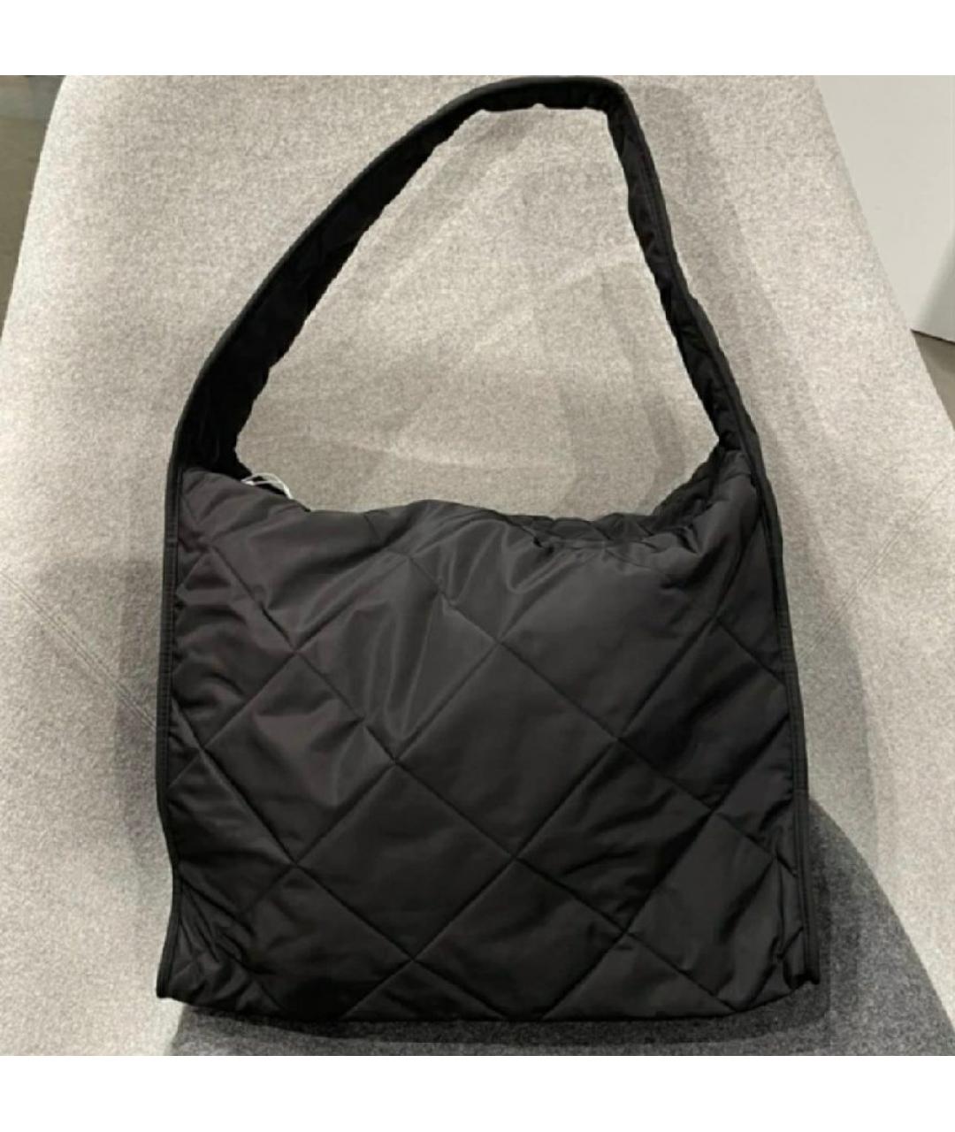 COS Черная синтетическая сумка через плечо, фото 6