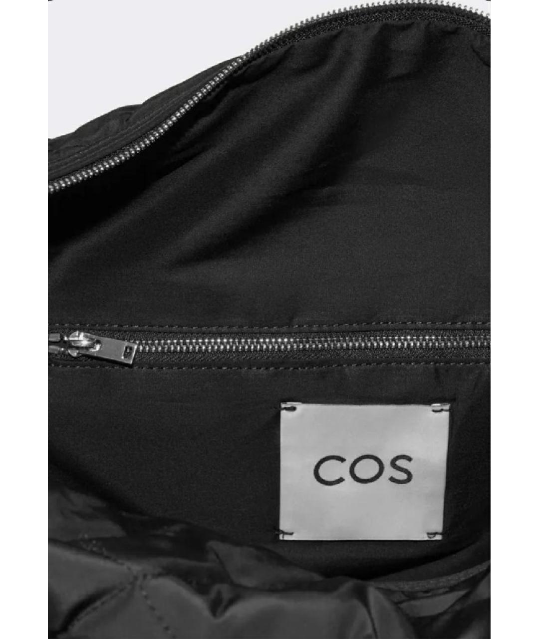 COS Черная синтетическая сумка через плечо, фото 3