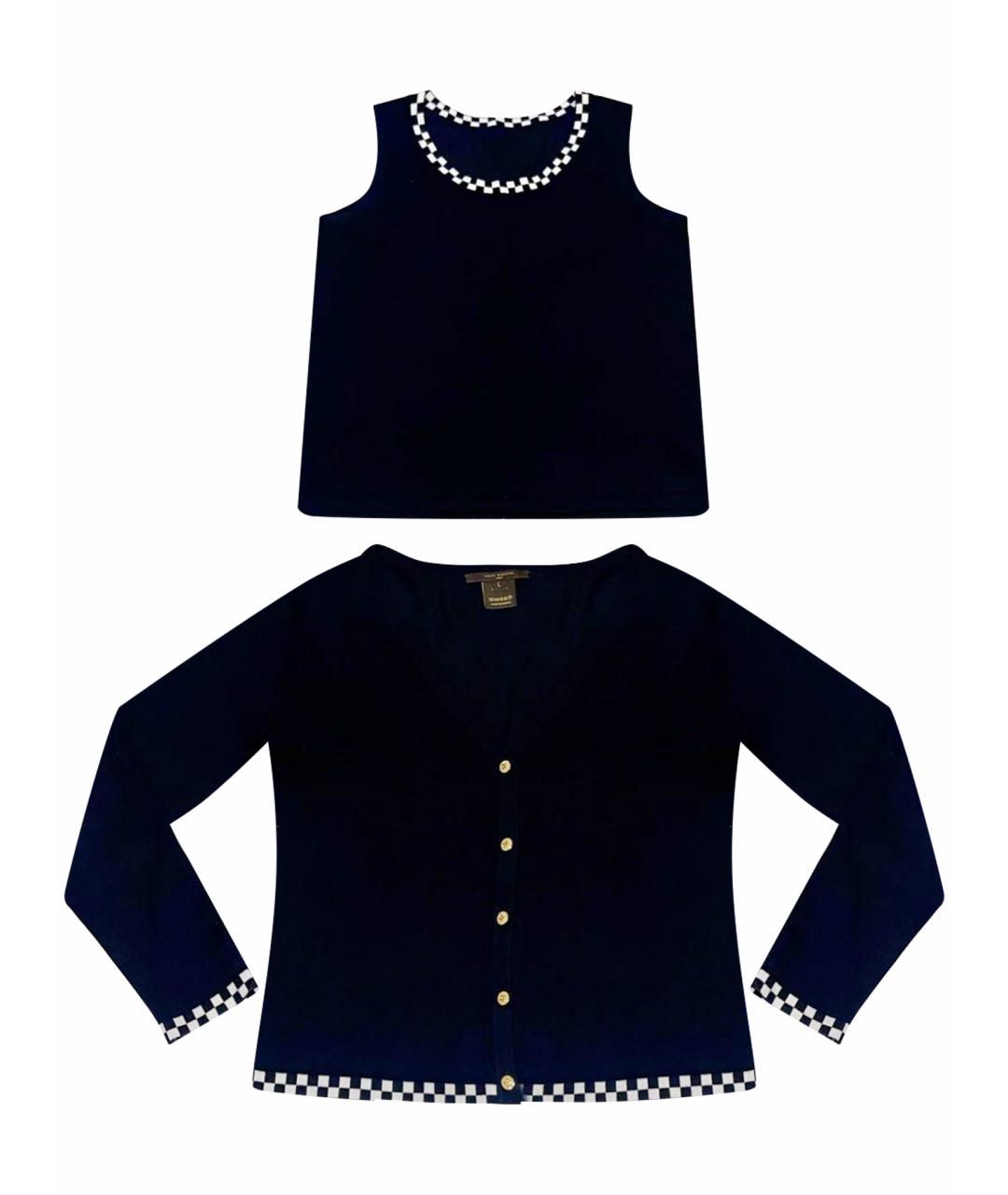 LOUIS VUITTON Черный шерстяной кардиган, фото 1