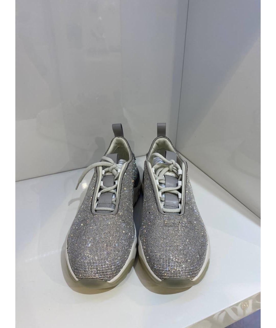 SANTONI Серые кроссовки, фото 2