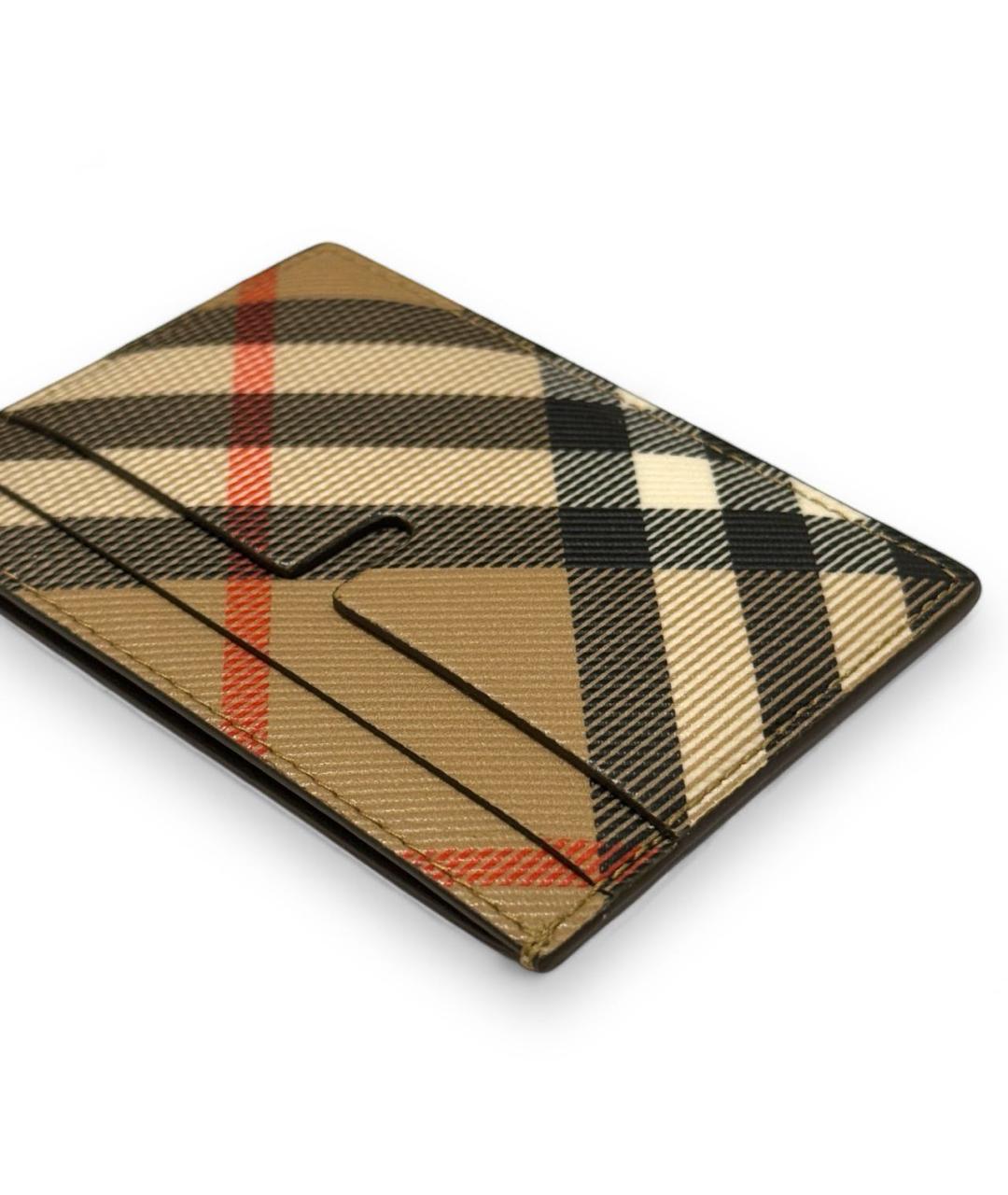 BURBERRY Коричневый кардхолдер, фото 5