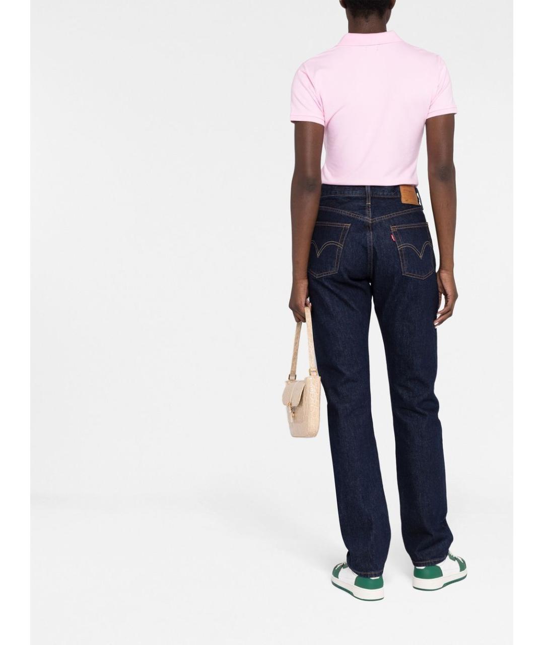 POLO RALPH LAUREN Розовая хлопковая футболка, фото 5