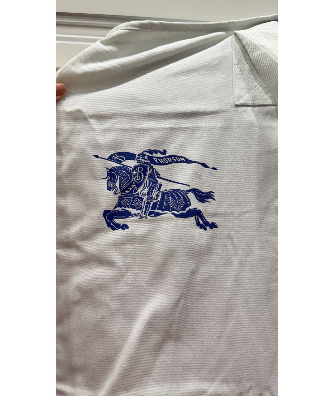 BURBERRY Темно-синяя полиамидовая куртка, фото 7