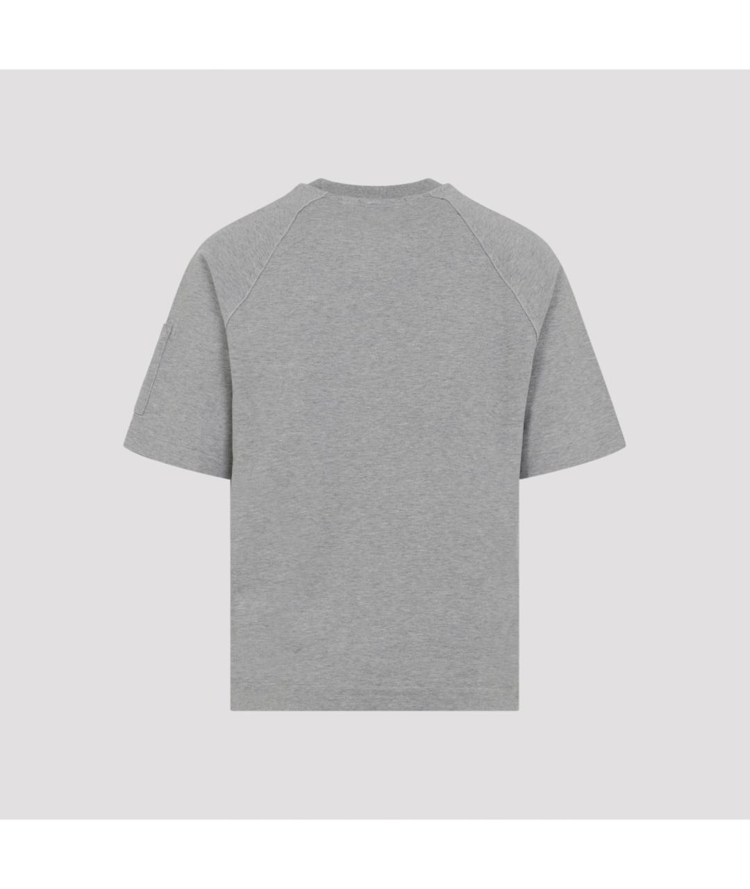 CP COMPANY Серая хлопковая футболка, фото 2