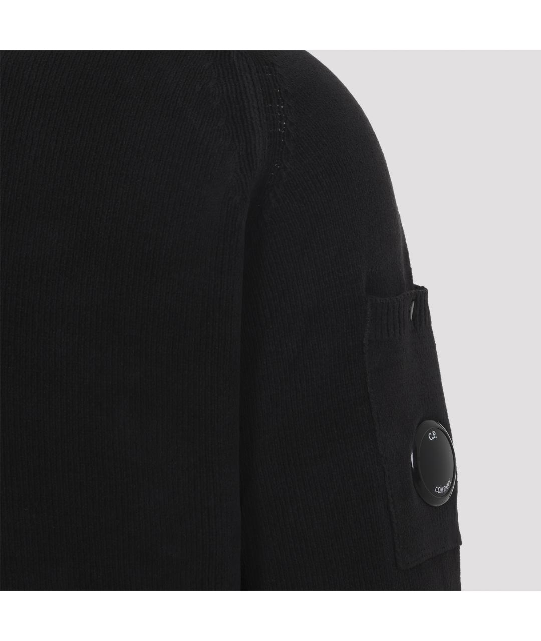 CP COMPANY Черный хлопковый джемпер / свитер, фото 3