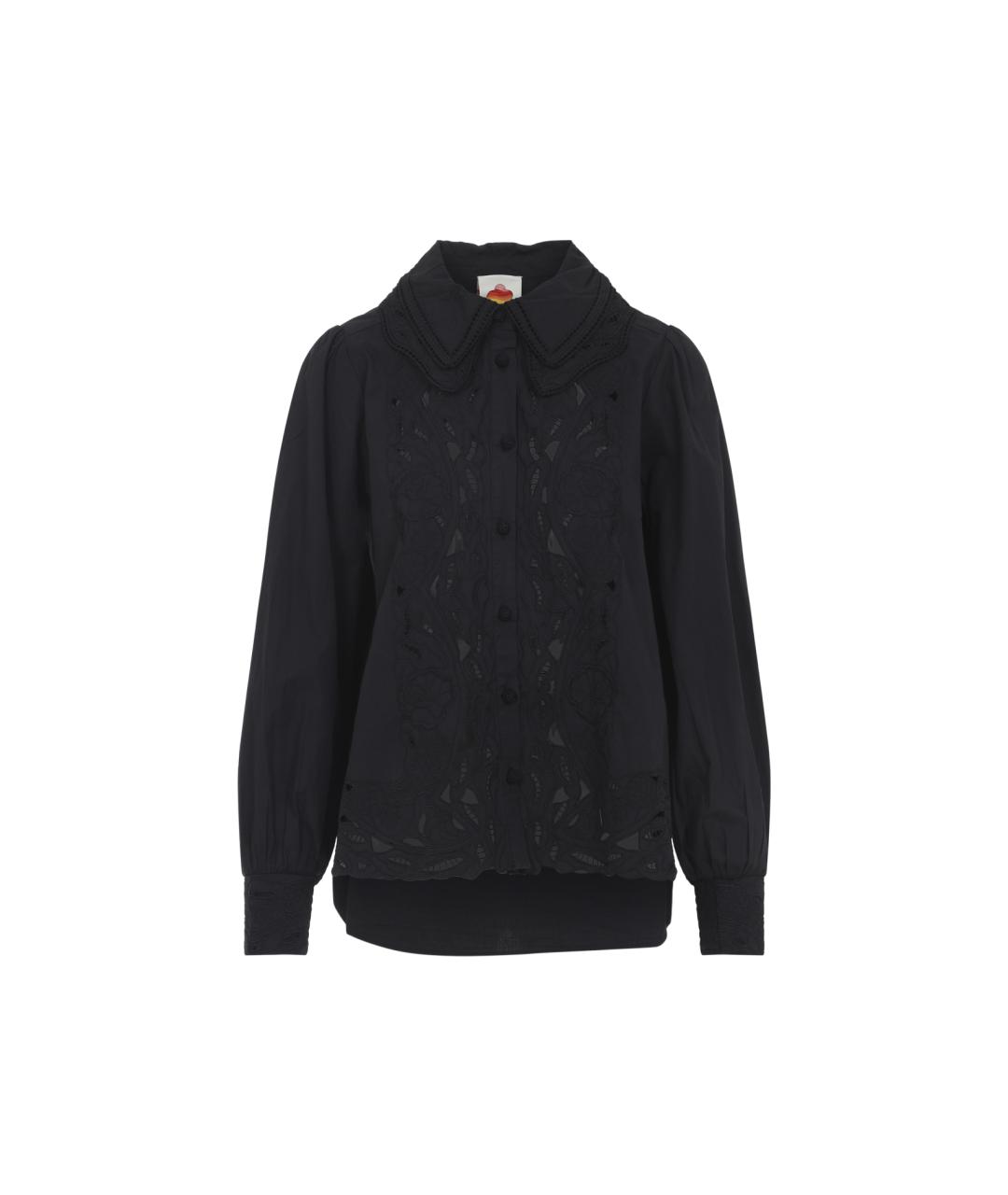 FARM RIO Черная хлопковая рубашка, фото 1