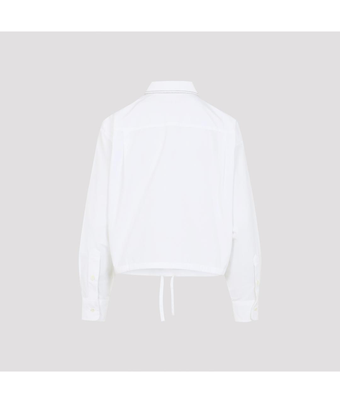 MARNI Белая хлопковая рубашка, фото 2