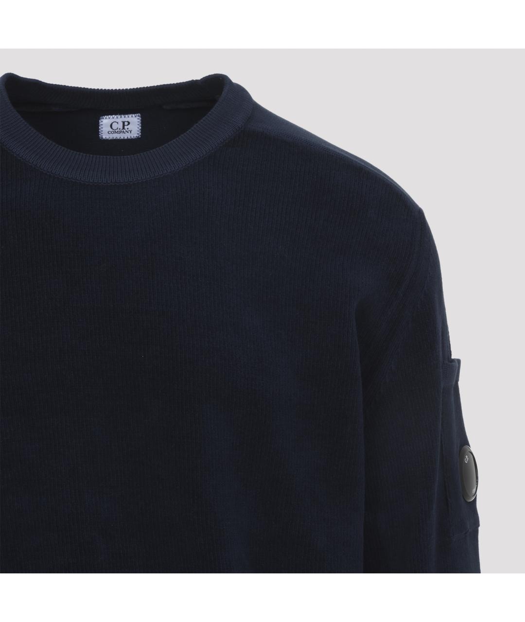 CP COMPANY Темно-синий хлопковый джемпер / свитер, фото 3