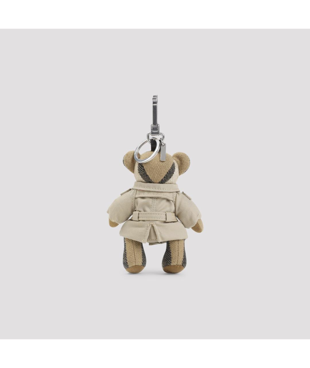 BURBERRY Бежевый брелок, фото 2