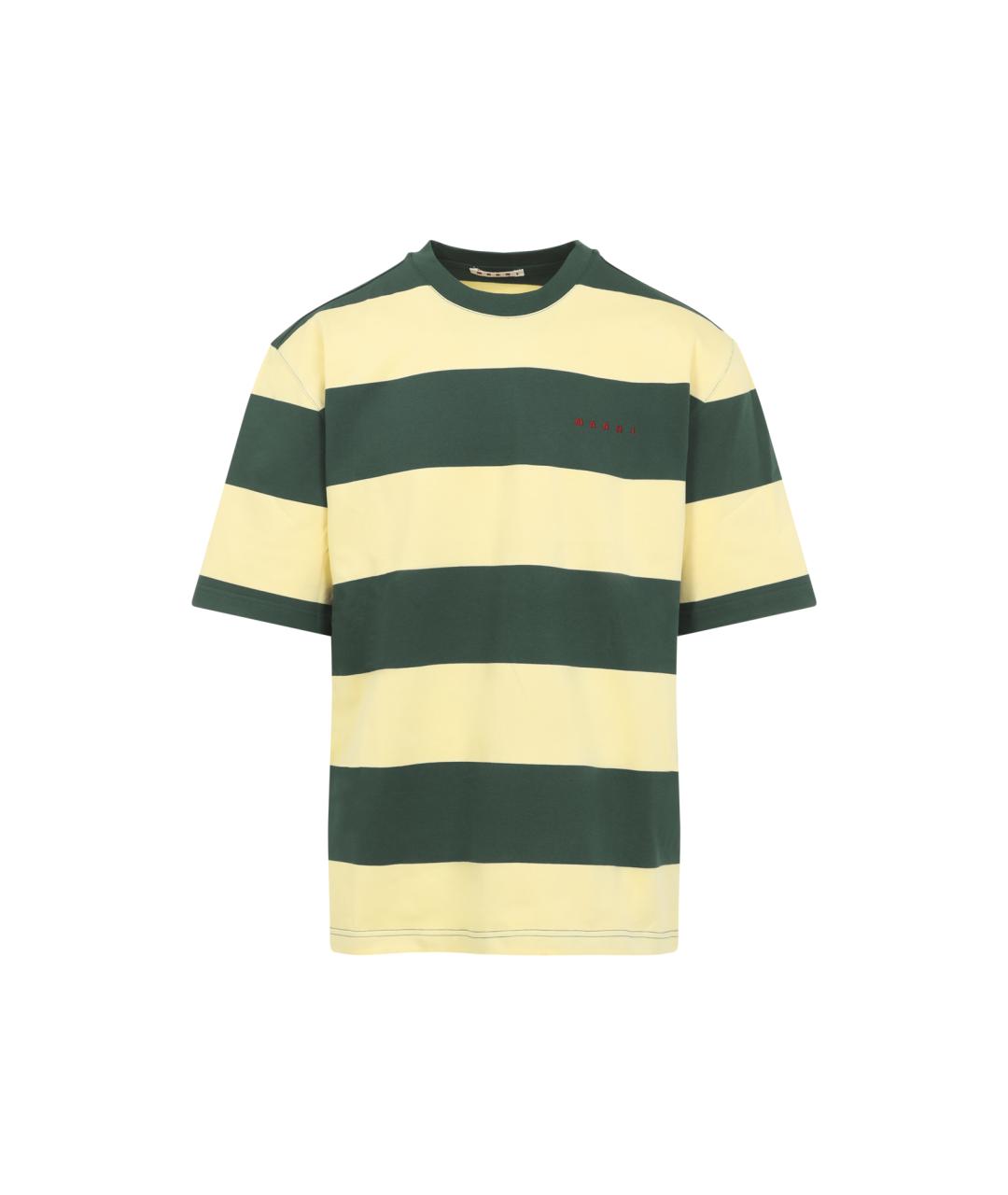 MARNI Мульти хлопковая футболка, фото 1