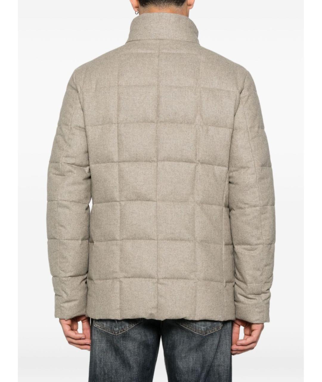 FAY Серая полиэстеровая куртка, фото 5