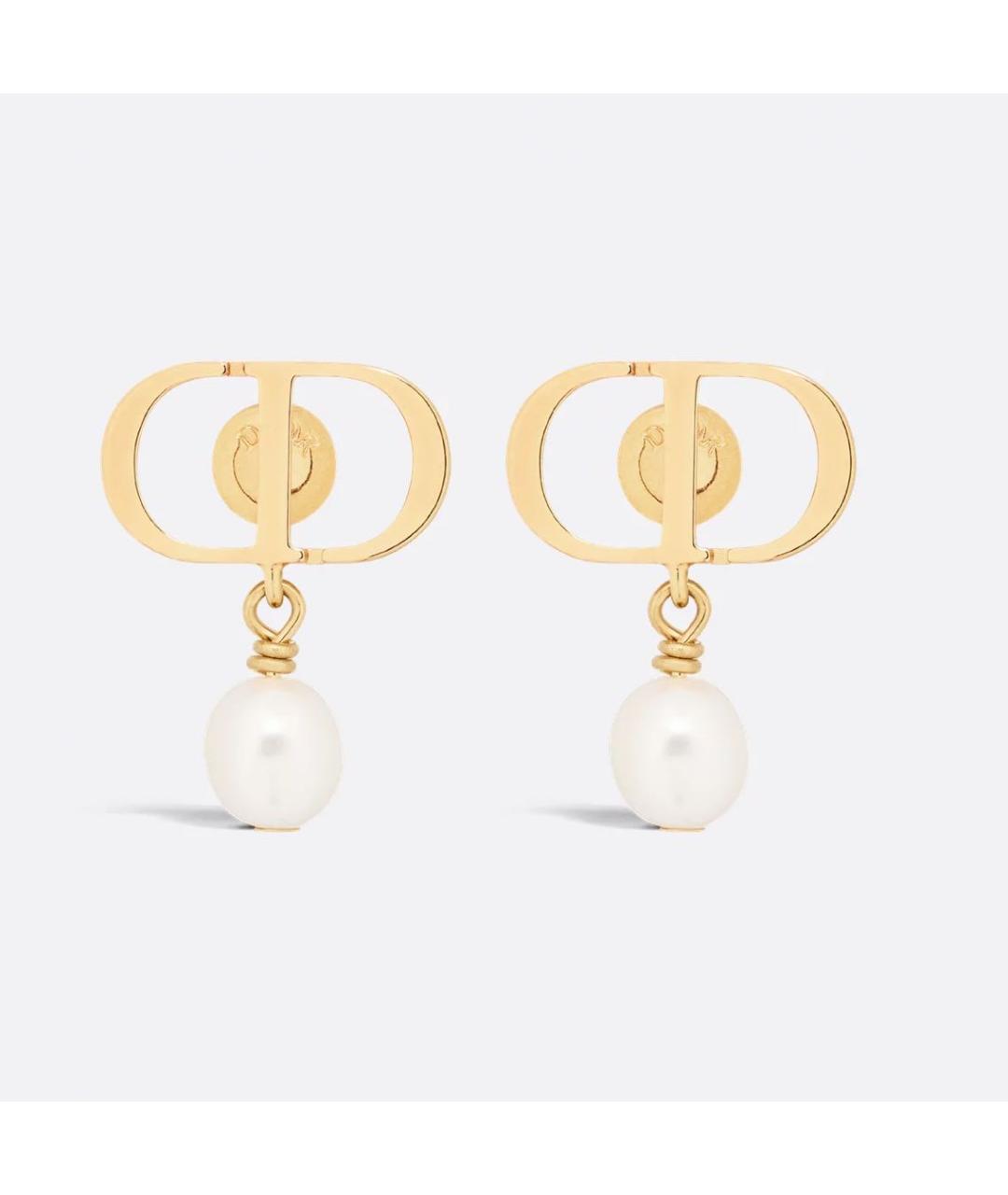 CHRISTIAN DIOR Золотые серьги, фото 4