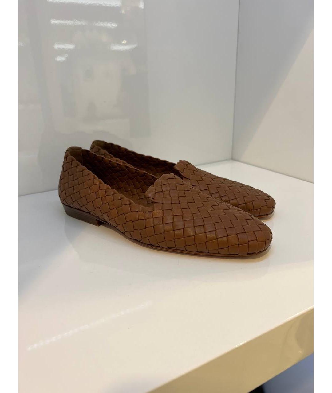 SANTONI Коричневые лоферы, фото 4