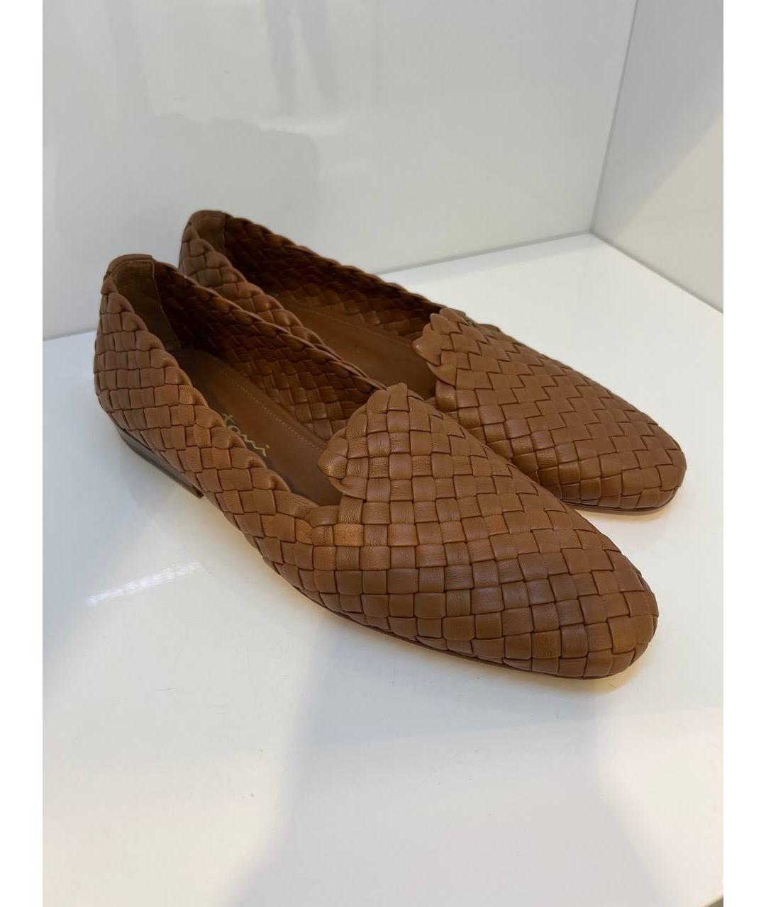 SANTONI Коричневые лоферы, фото 2