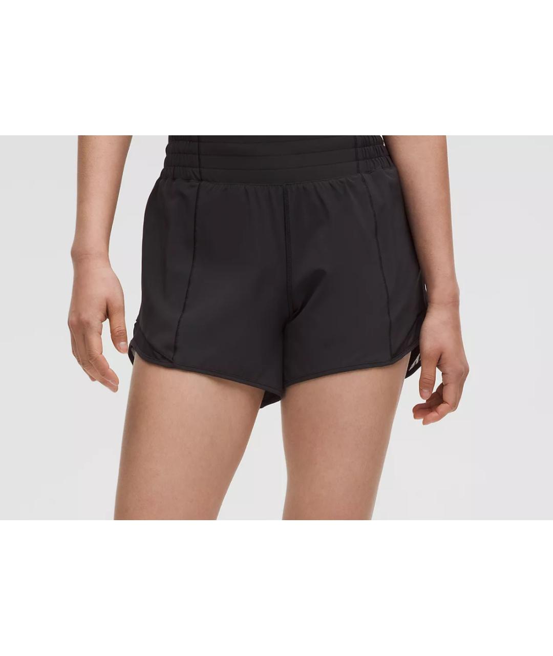 Lululemon Черные синтетические шорты, фото 3