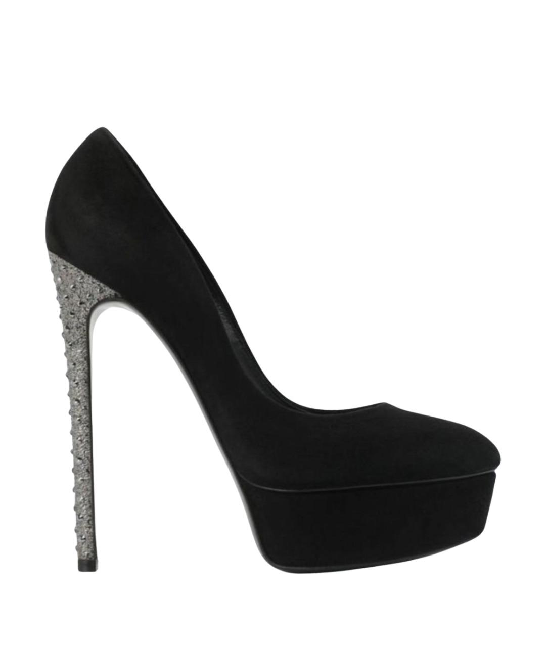 CASADEI Черные замшевые туфли, фото 1