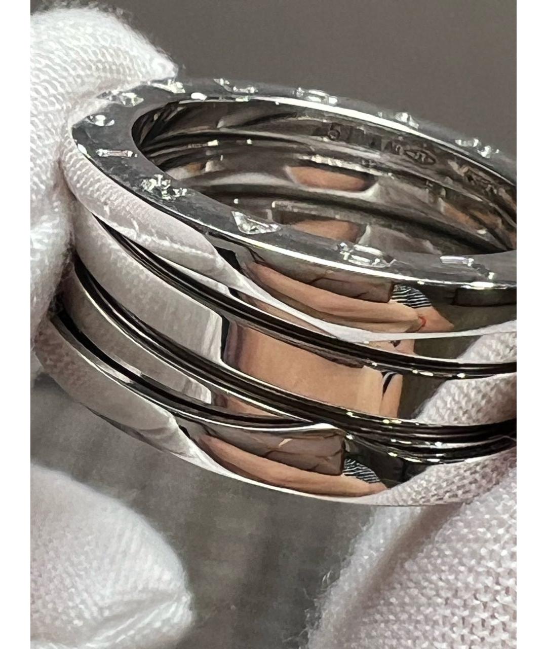 BVLGARI Серебряное кольцо из белого золота, фото 4