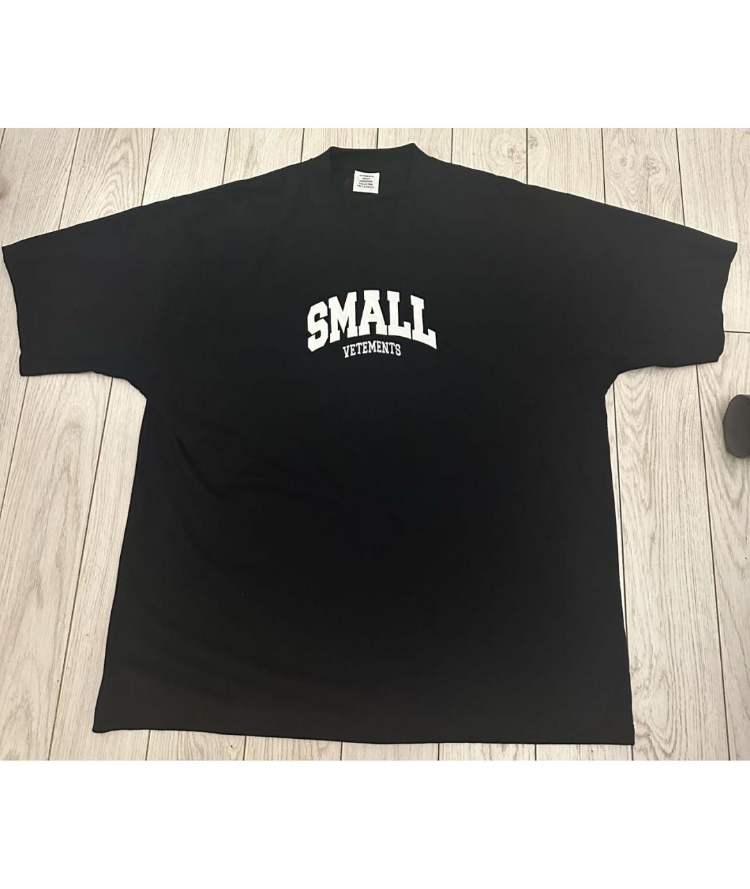 VTMNTS Черная хлопковая футболка, фото 6