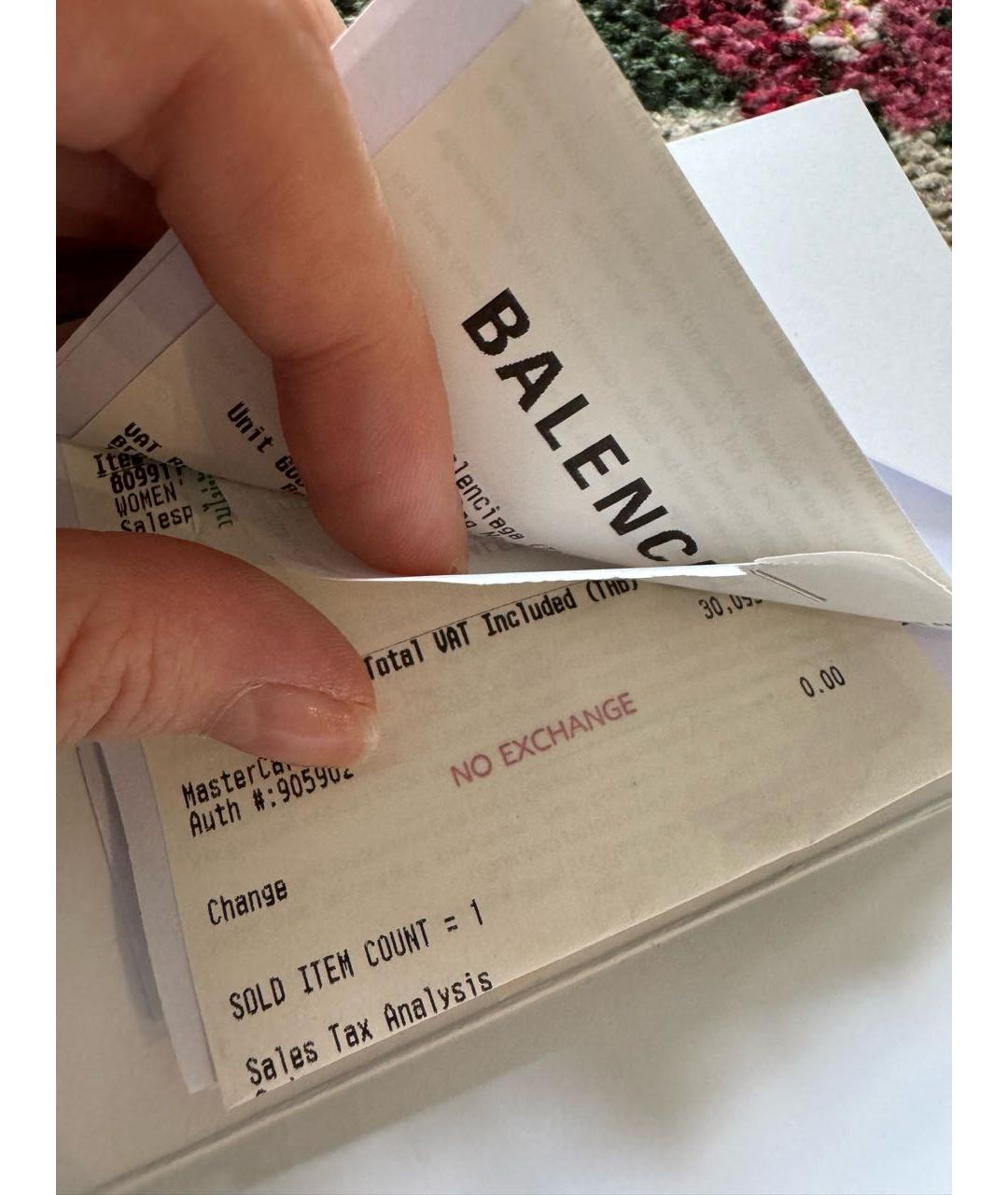 BALENCIAGA Розовые текстильные кроссовки, фото 5