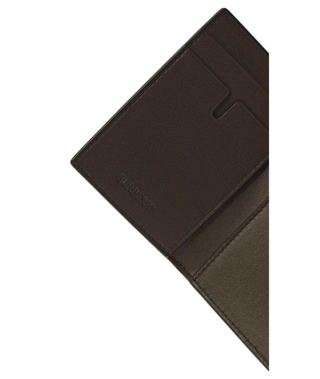 BURBERRY Черный кожаный кардхолдер, фото 4