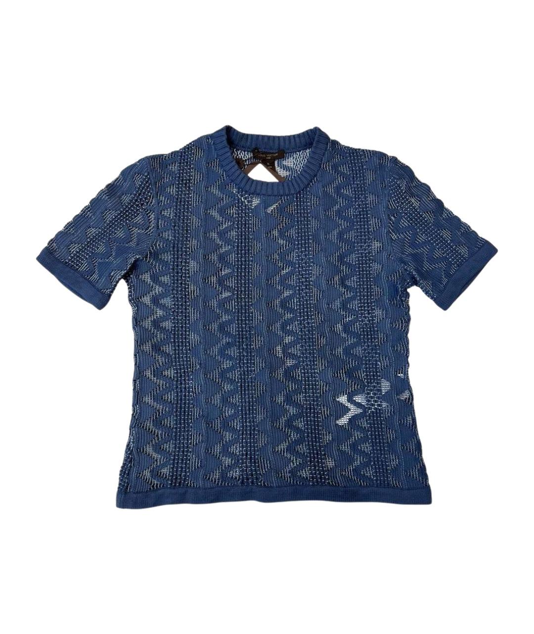 LOUIS VUITTON Синий джемпер / свитер, фото 1