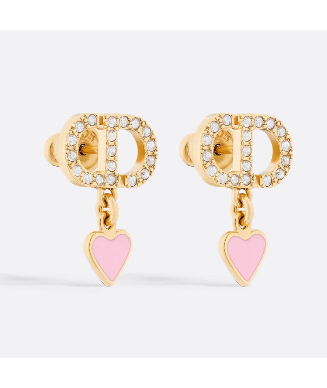 CHRISTIAN DIOR Розовые серьги, фото 2