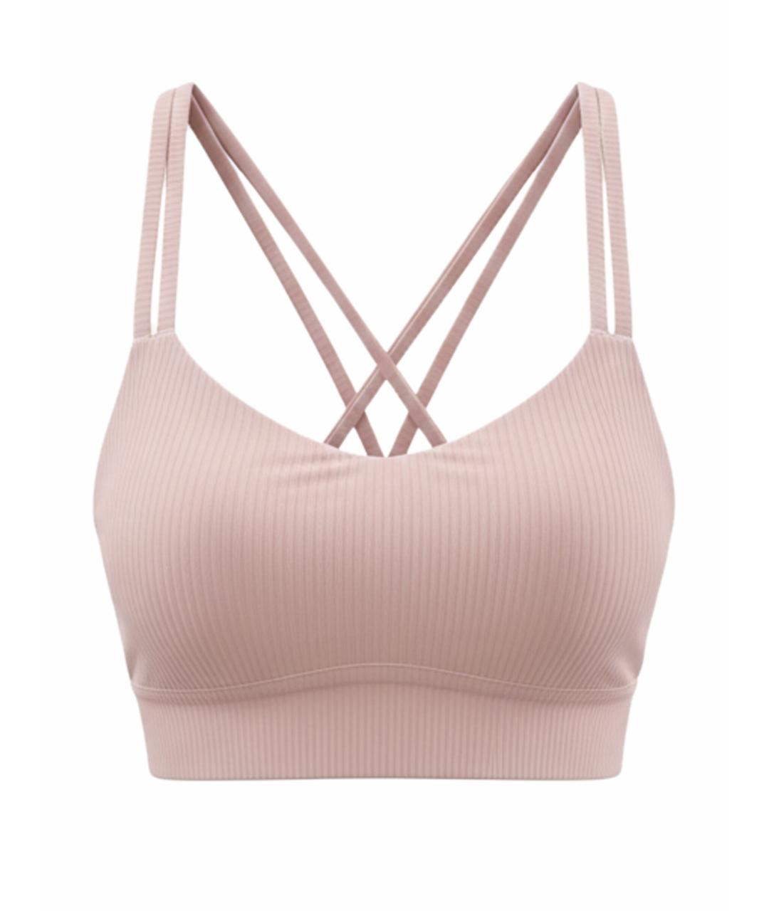 Lululemon Розовая синтетическая майка, фото 1