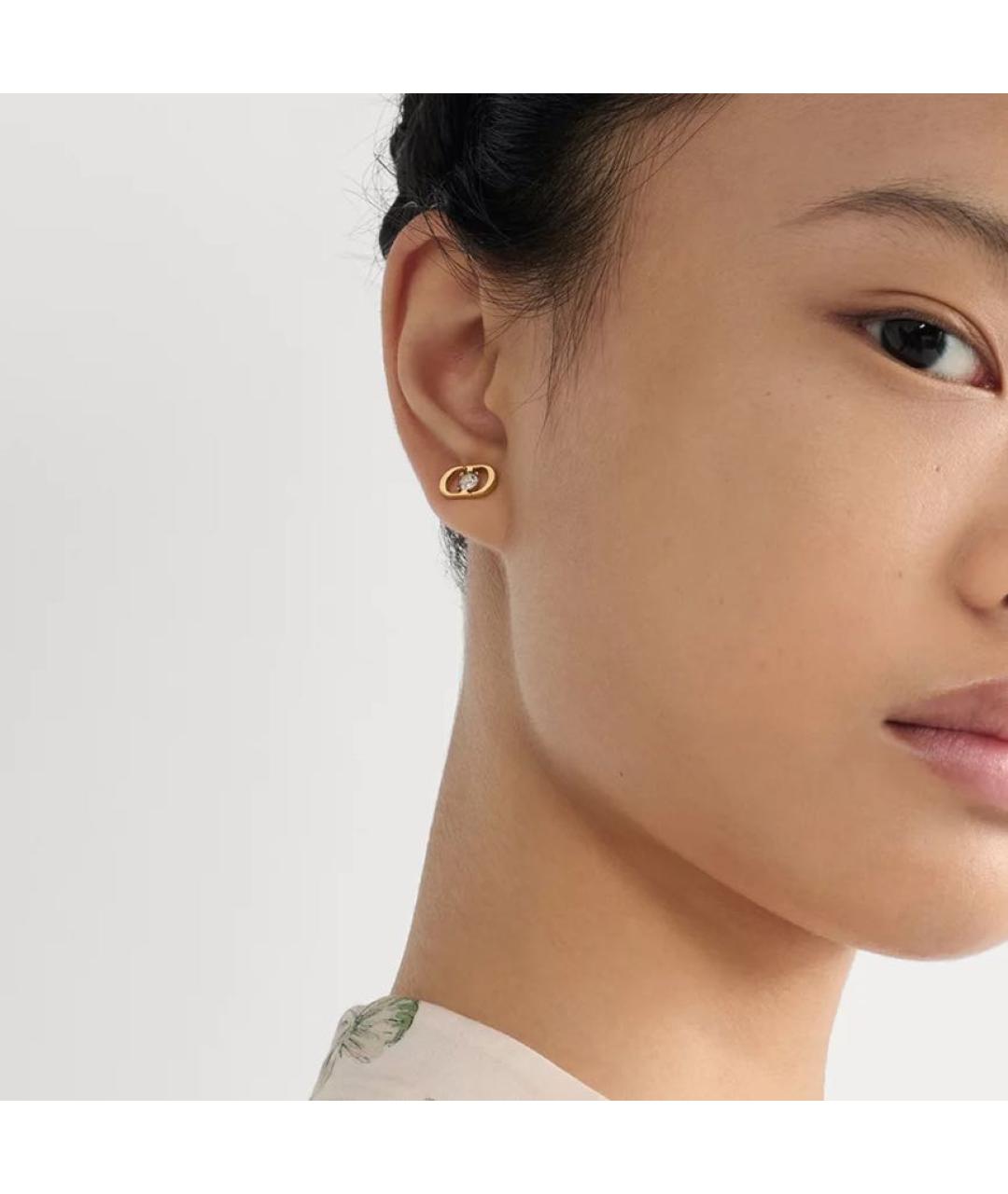 CHRISTIAN DIOR Золотые серьги, фото 3