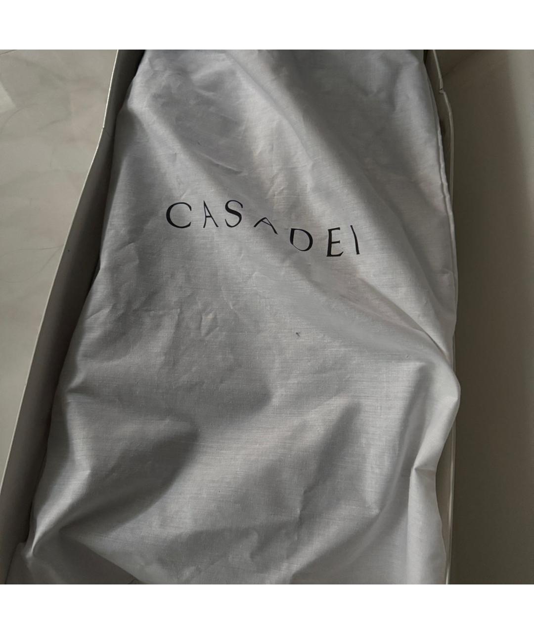 CASADEI Коричневые кожаные сапоги, фото 8