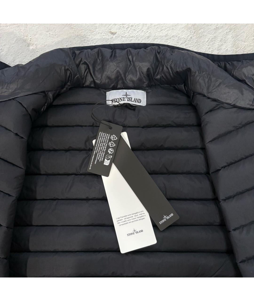 STONE ISLAND Черная куртка, фото 5