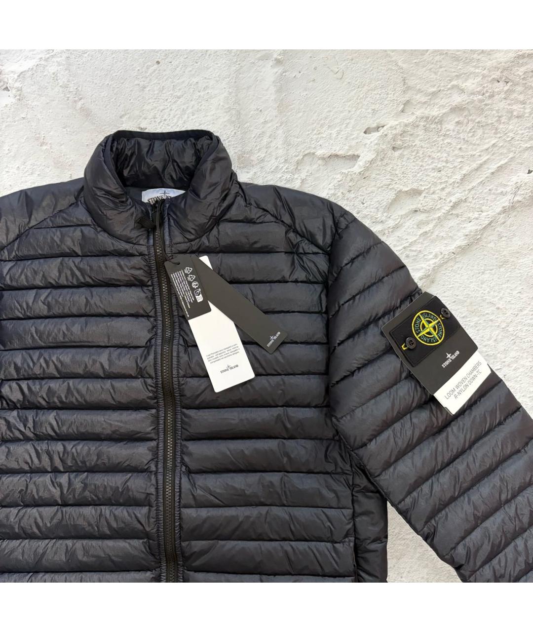 STONE ISLAND Черная куртка, фото 3