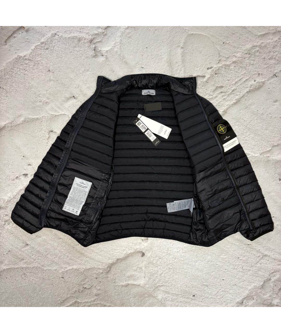 STONE ISLAND Черная куртка, фото 4