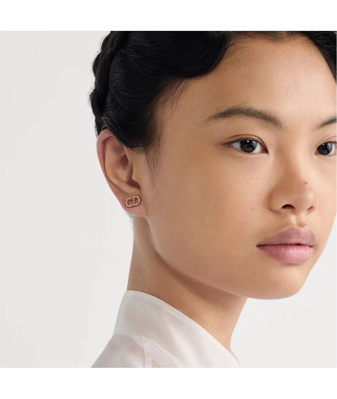 CHRISTIAN DIOR Розовые серьги, фото 2