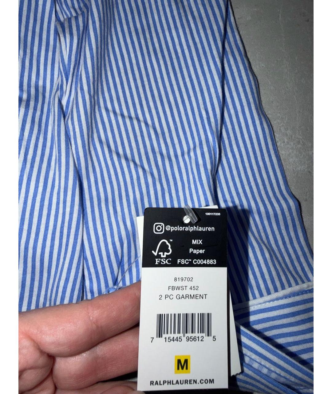 RALPH LAUREN Мульти хлопковая пижама, фото 4